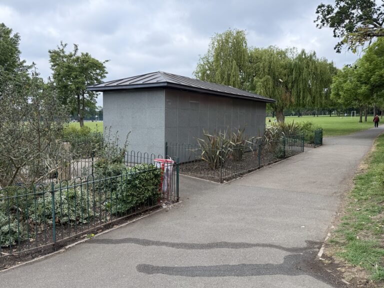 Former Toilet Block, Harrow Recreation Ground, Roxborough Road, Harrow, Greater London, HA1
